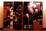 Title: Personal History, Medium: Mixed Media, Size: 24in x 72in each panel, Year: 2001
